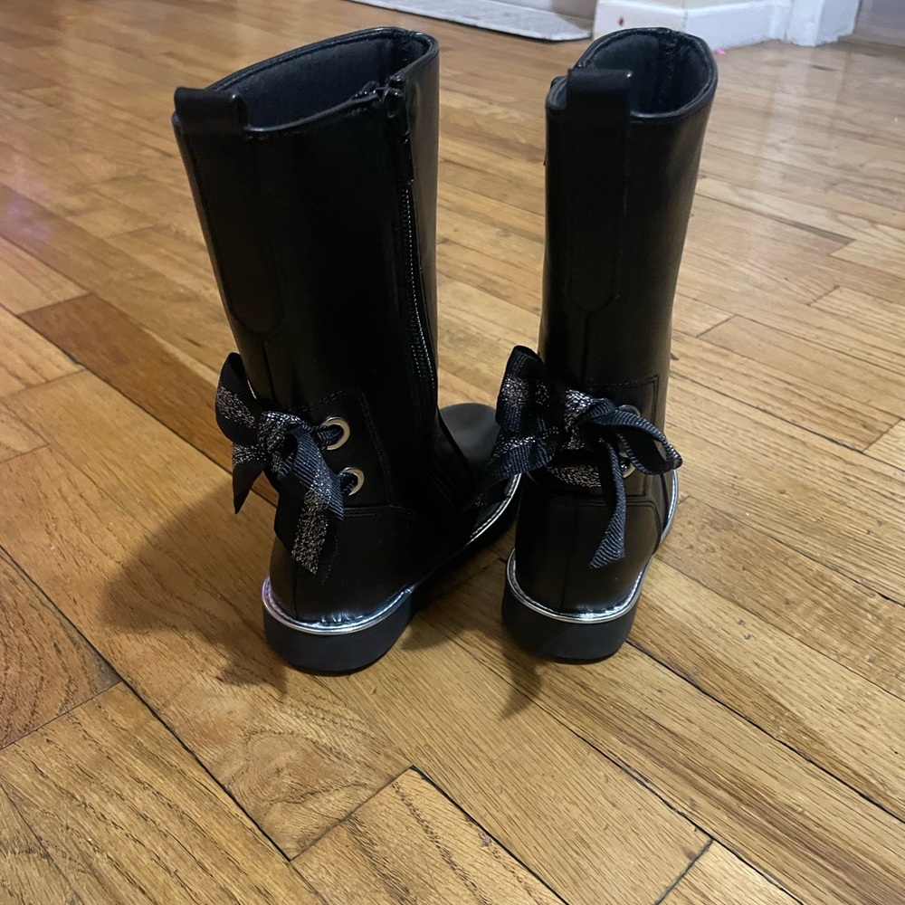 Toddler black boots